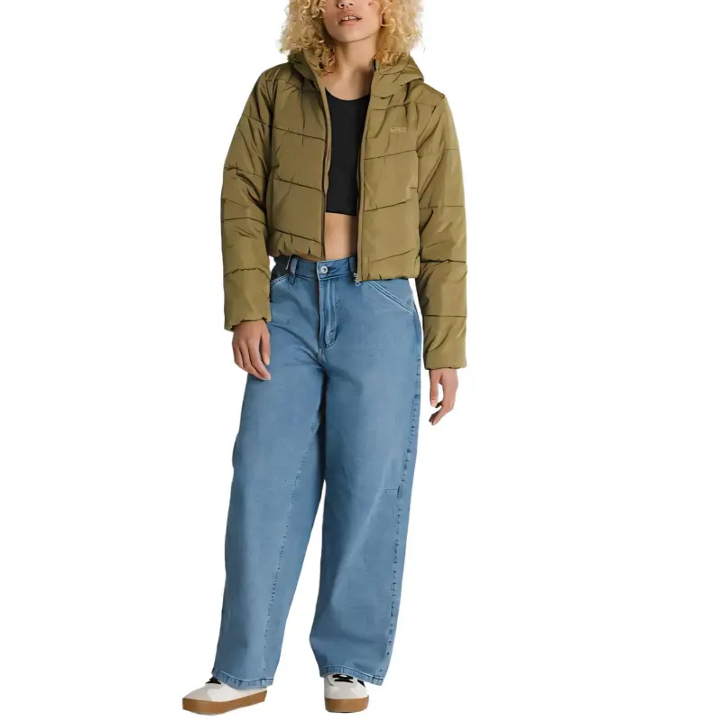 Vans Foundry Jacket Women's Olive Brown-3