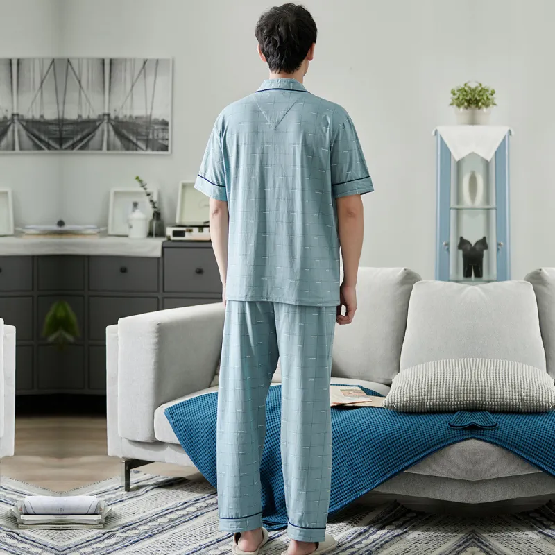 FARO Pajama Set Men's Sea Green-5