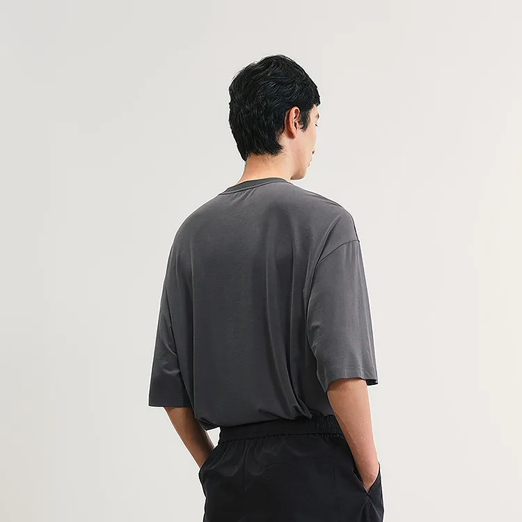CROQUIS T Shirts Men 046 Cast Iron Gray-3