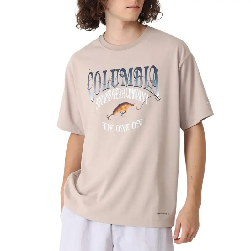 Columbia Pollock Reserve T Shirt Men's Crushed Clay 084-2