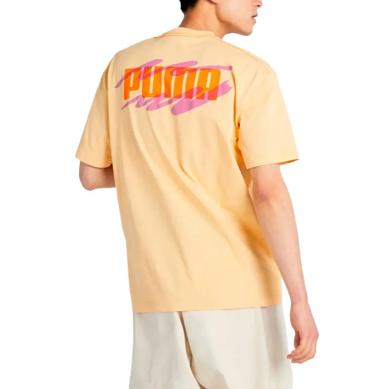 PUMA T Shirt Men's Bright Yellow-3