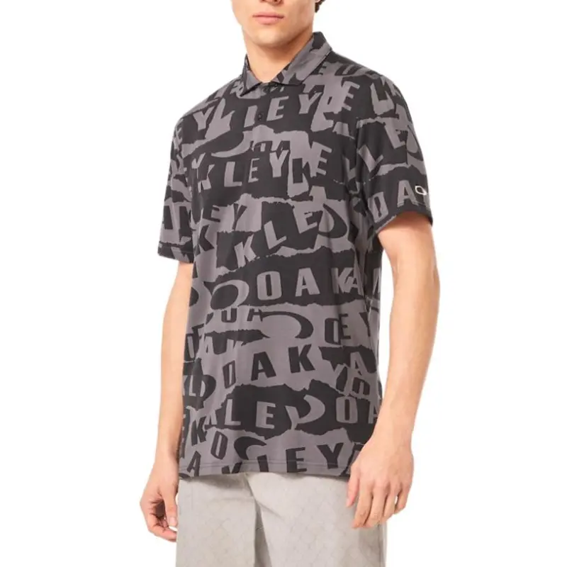 Oakley Ransom Jacquard Shirt Men's Gray-5