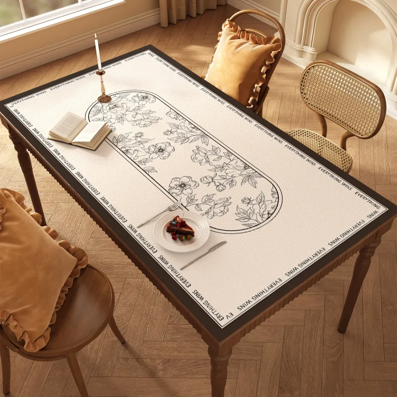 Spinning autumn pie Tablecloths / Table Mats-1