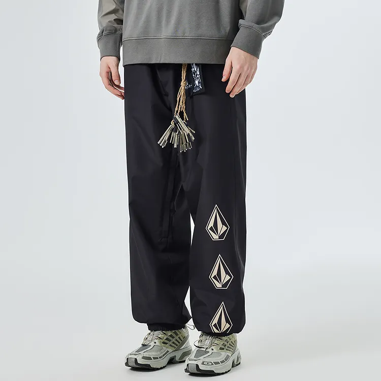 VOLCOM Casual Pants Unisex Black-5