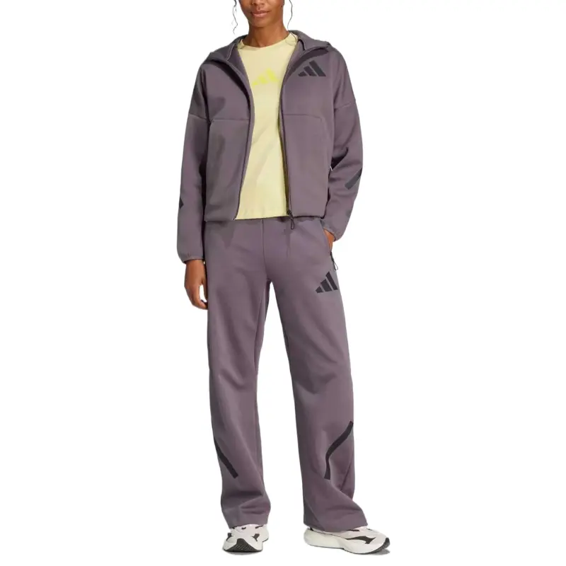 Adidas Z.N.E. Full Zip Hoodie Grey Strata-4
