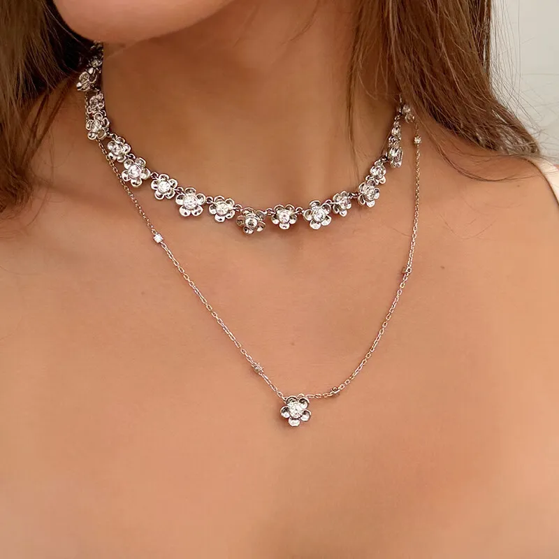 YVMIN Cubic Zirconia Necklaces Unisex-1