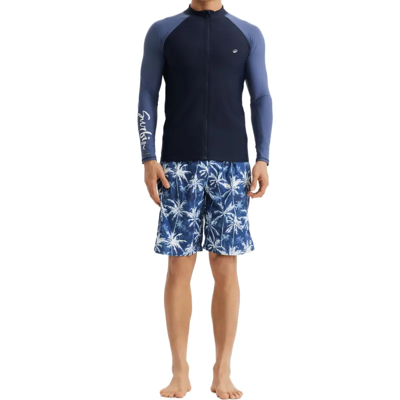 DECATHLON OLAIAN Beach Shorts Men's Lavender Blue-3