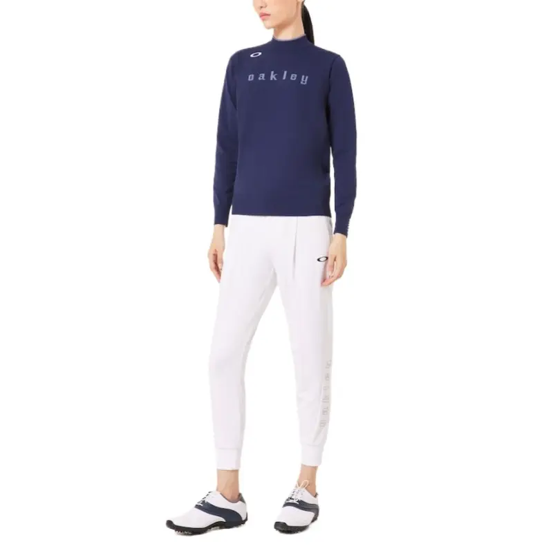 Oakley Elevate LS Sweater Mock Shirt Sweater Women's Navy Blue-5