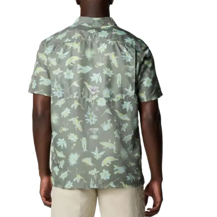 Columbia PFG Super Slack Tide Shirt Men's ÍTica: Cypress Color-1