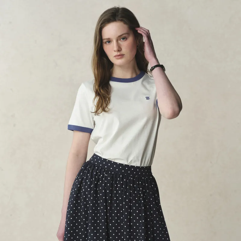 E.land Casual Short Skirts Women's Navy Blue 59Navy-3