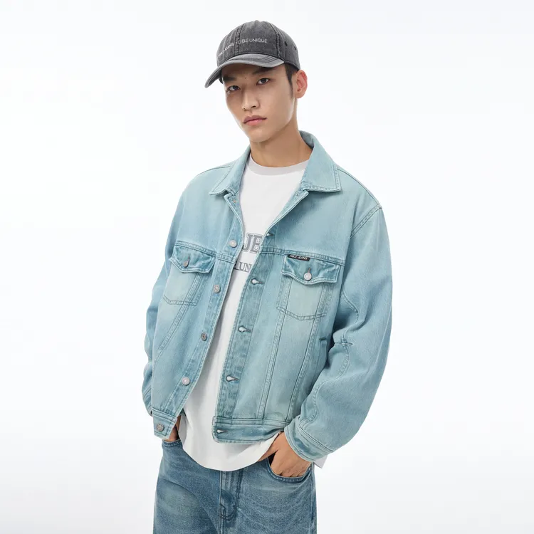 ABLE JEANS Jackets Coats Men's Light Azure-2