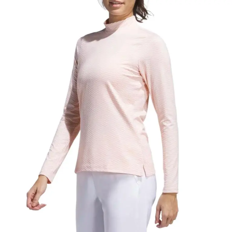 Adidas Free Shipping With AdiClub Beyond Two Tone Mesh Mock Shirt-1