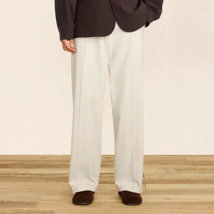CROQUIS Casual Pants Men's Green Gray White-2