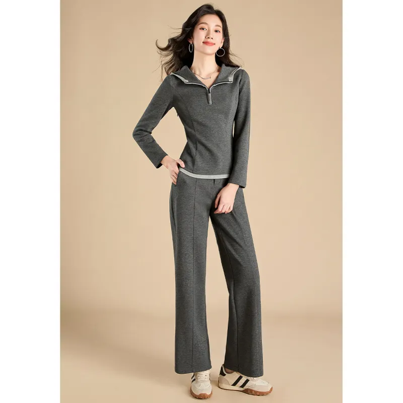 Mylan Spring, Fall Casual Suit Regular Women's Gray Collection Brand, Stay Updated With Event Alerts-2