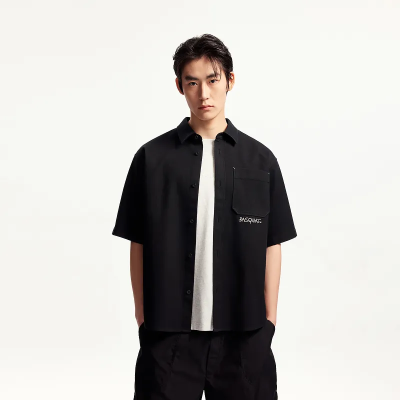 JACK JONES· JACK JONES/Jack Jones X Basquiat Shirt Men's E40 Black-2