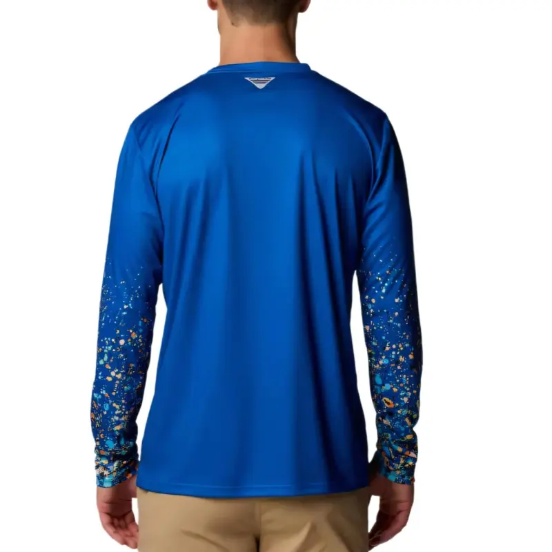 Columbia x Bentley PFG Terminal Tackle T Shirt Men's Blue-1