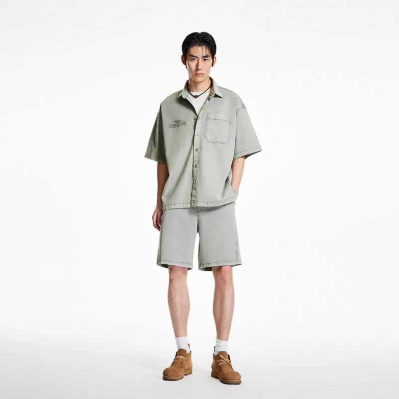 JACK&JONES Denim Shorts Men A16 Dark Gray Denim-3