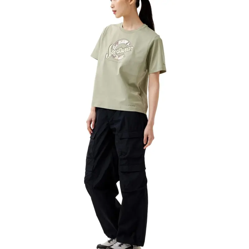 Columbia SS25 Regular T Shirt Women's 1 Pack · Green/347-4