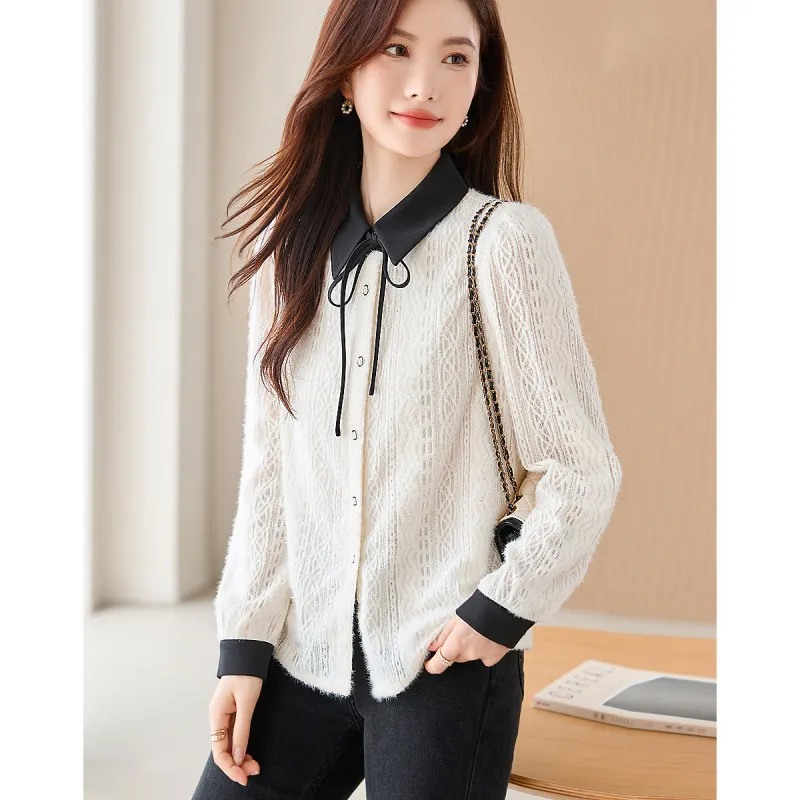 Like The Age Of Water Winter Shirt Regular Women's Ecru-2