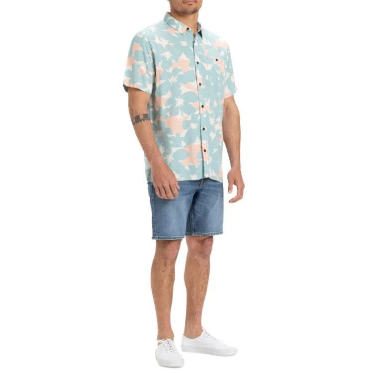 Quiksilver Safe Paradise Shirt Men's Blue-4