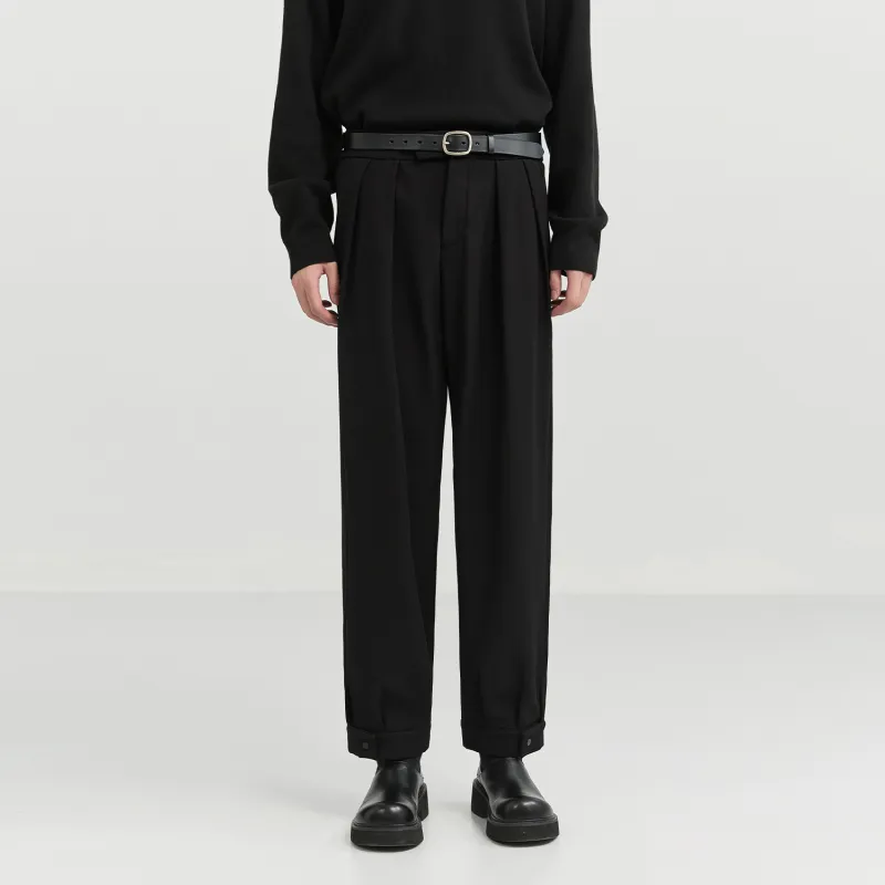 EARL JOEL Casual Pants Men's Pitch Black-3