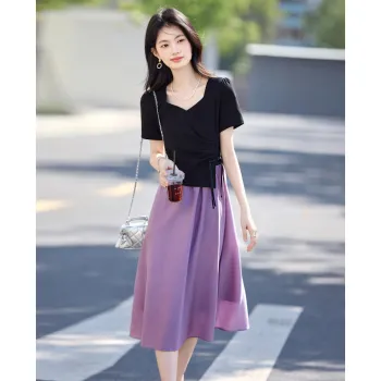 Still quiet Two Piece Skirt Sets Women's