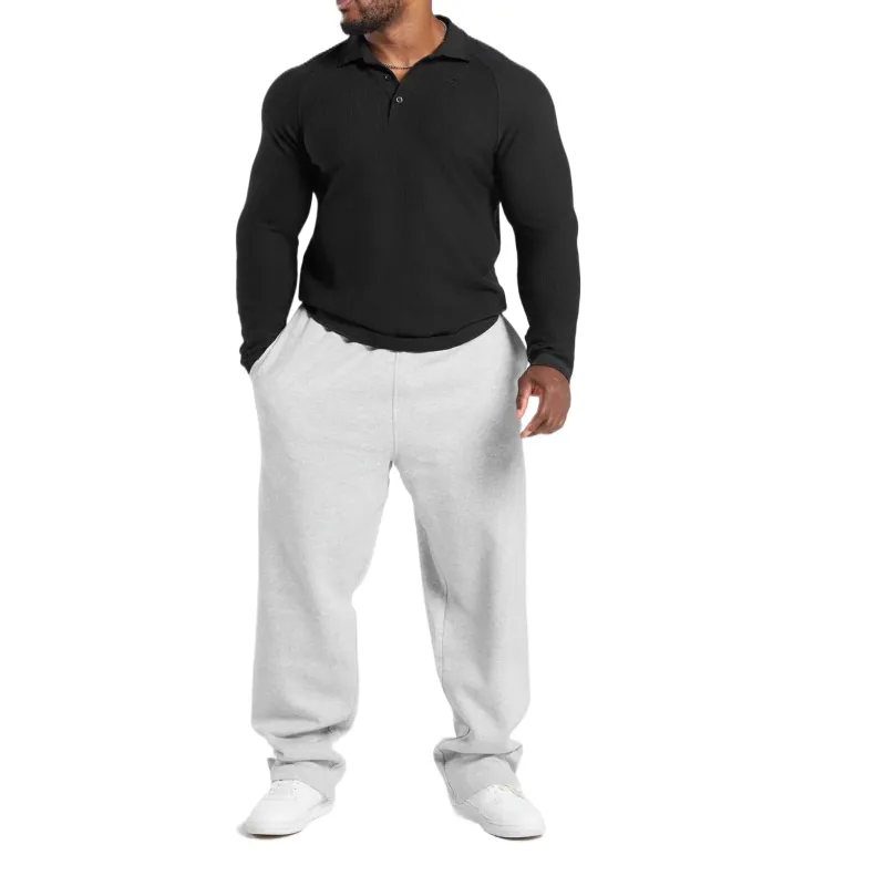 GYMSHARK Polo Shirt Men's Black-3