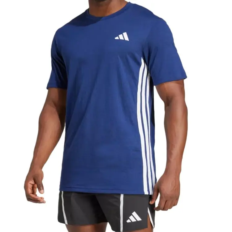 Adidas T Shirts Men Blue-2