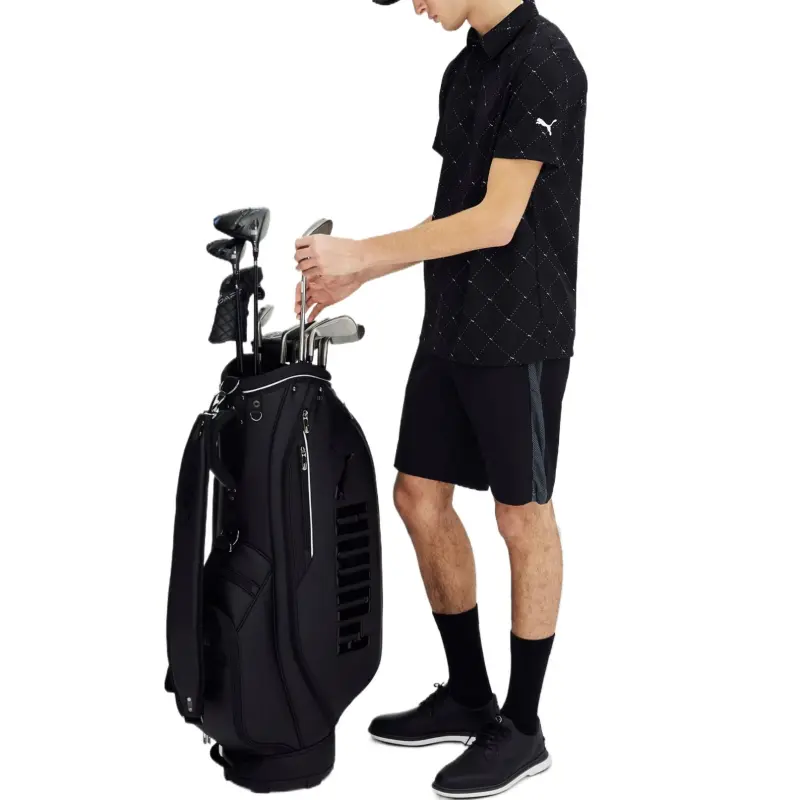 PUMA AOP Golf Clothing Men's Black-2