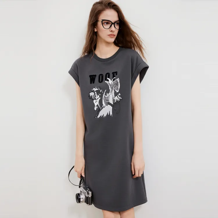 ELLE Fun Series Sleeveless Dress Women's-2