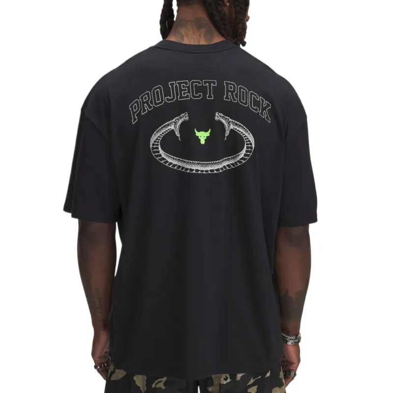 Under Armour Project Rock T Shirt Men's Black-1