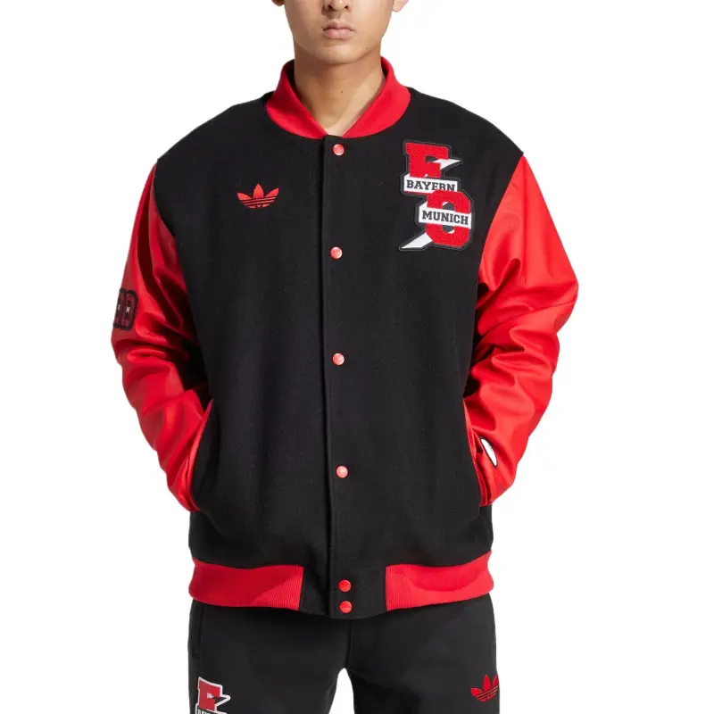 Adidas Originals VRCT FCB Baseball Jacket Unisex Black-1