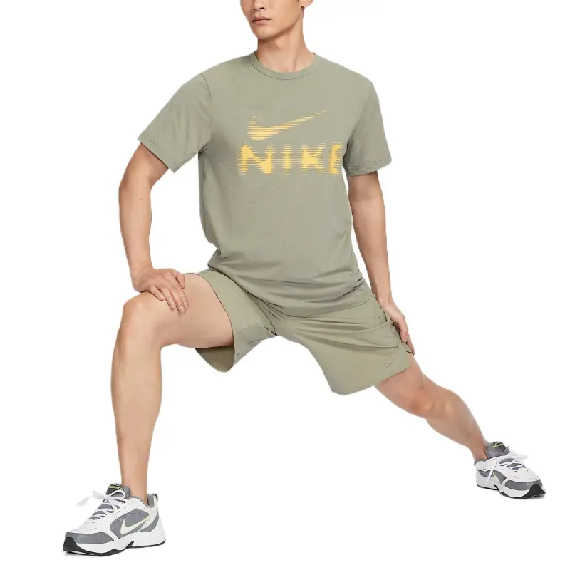 Nike HYVERSEDri Fit T Shirt Men's Light Army Green-2