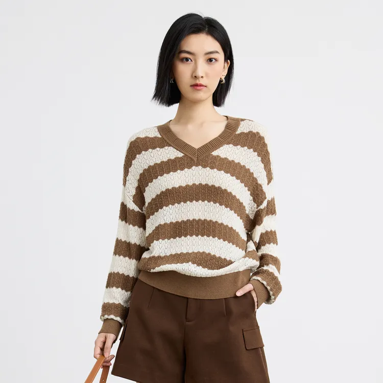 SHUIYUNJIAN Knitwear Women's Coffee Pack-2