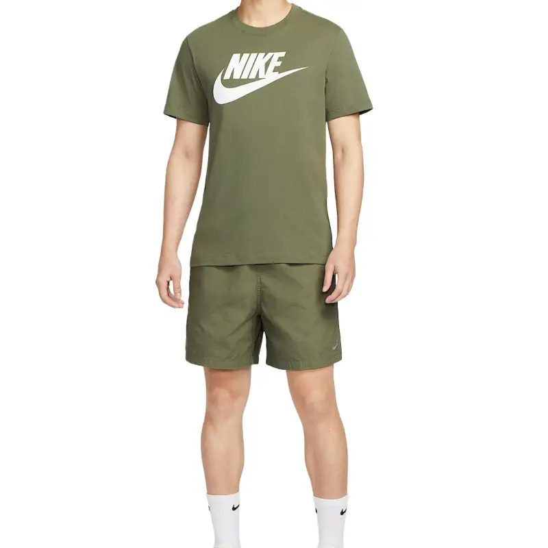 Nike Sportswear T Shirt Men's Medium Olive Green-2
