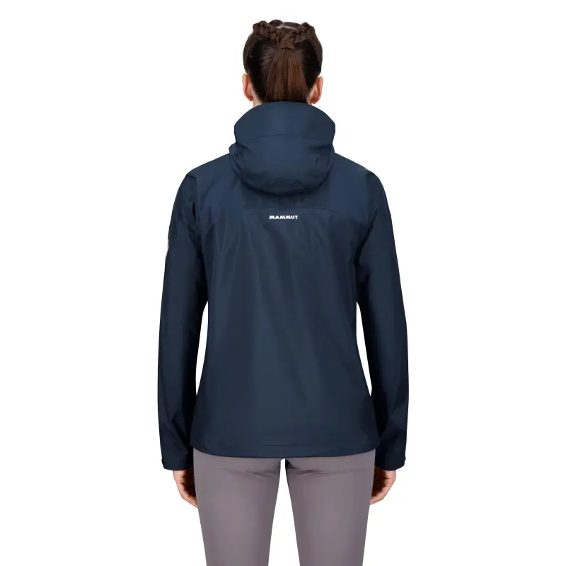 MAMMUT Microlayer 2.0 HS Outdoor Hiking Waterproof And Windproof Windbreaker Jacket Women's-7