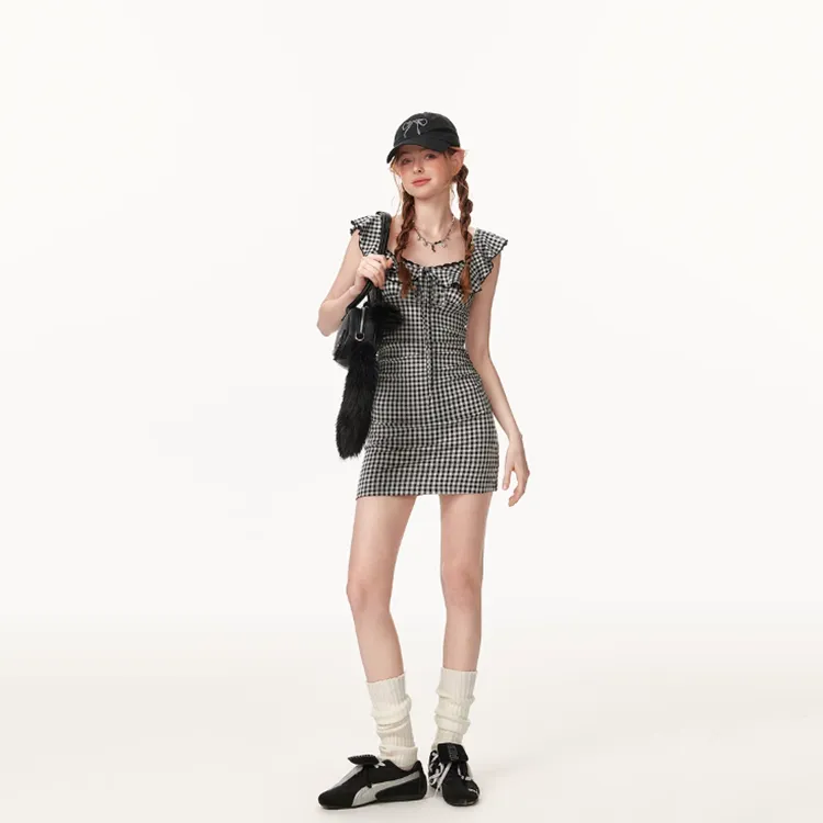 BEAUTIFUL CONFESSION Short Sleeved Dress Women's-11