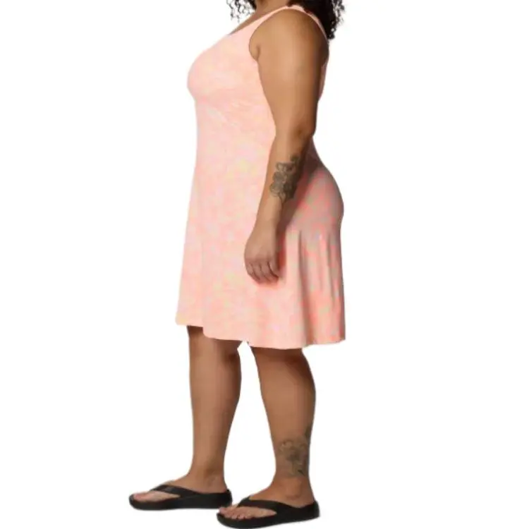 Columbia PFG Freezer Casual Long Skirts Women's Tiki Pink Bella Shore-2