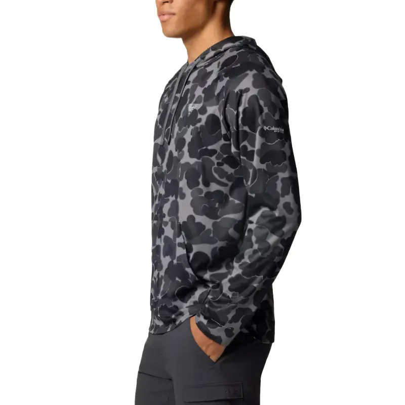 Columbia Sweatshirt Men's Black Camouflage-2