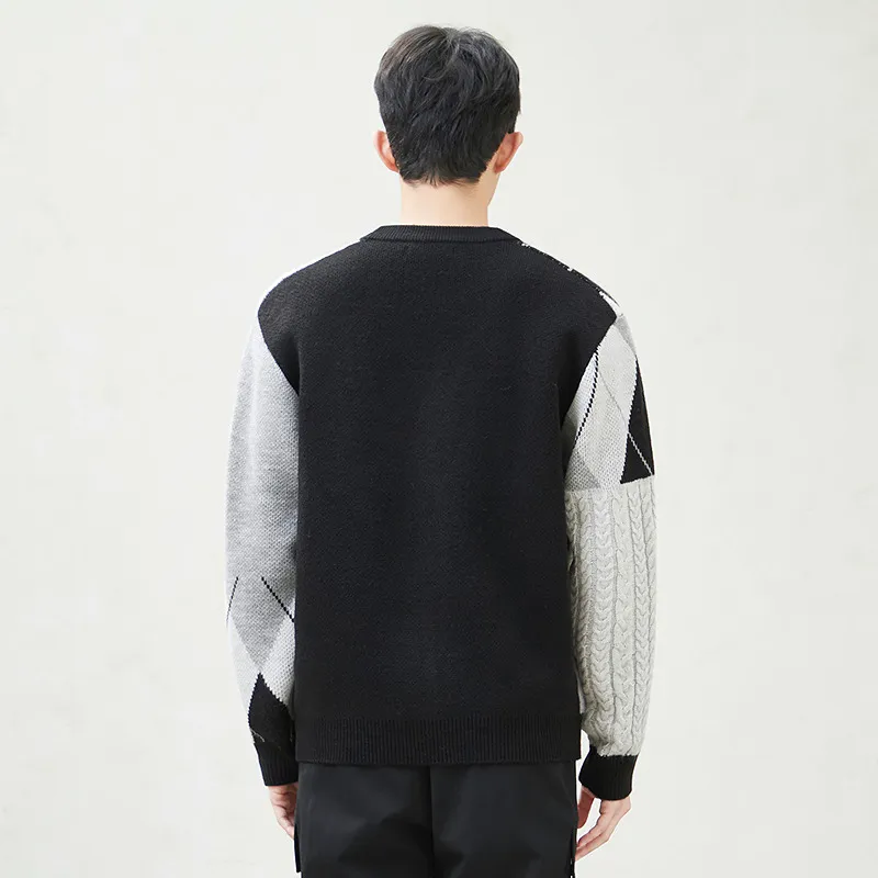 Gxg Jeans Knitwear Men's Black Gray-4