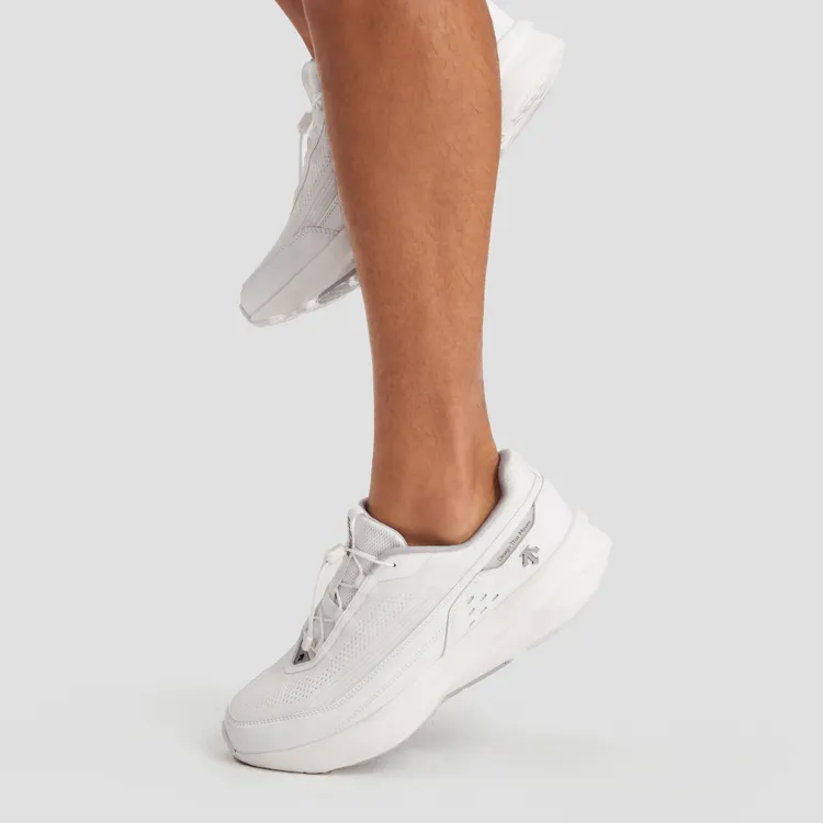 DESCENTE RUNNING Collection Slip Resistant Low Top Running Shoes Men's White-6