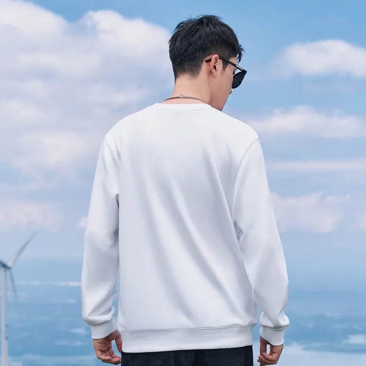 Cabbeen Sweatshirts Men Bleached 02-2