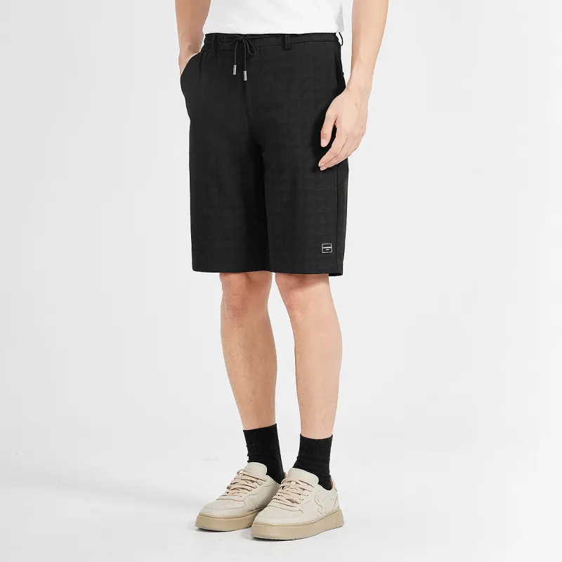 LESS IS MORE Casual Shorts Men's Black 24XST00201-3