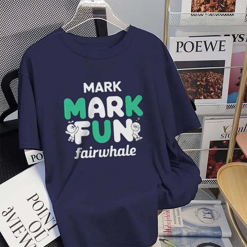 FAIRWHALE Drop Shoulder Sleeve T Shirt Women's-11