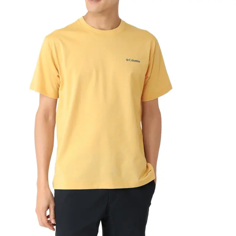 Columbia T Shirt Men's Sand Yellow/716-2