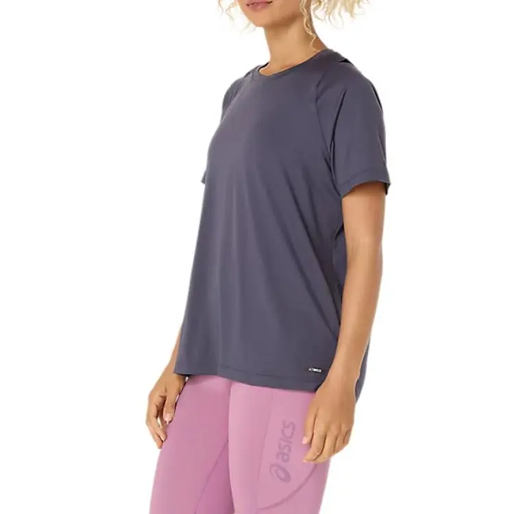 Asics T Shirt Women's Gray Blue-2