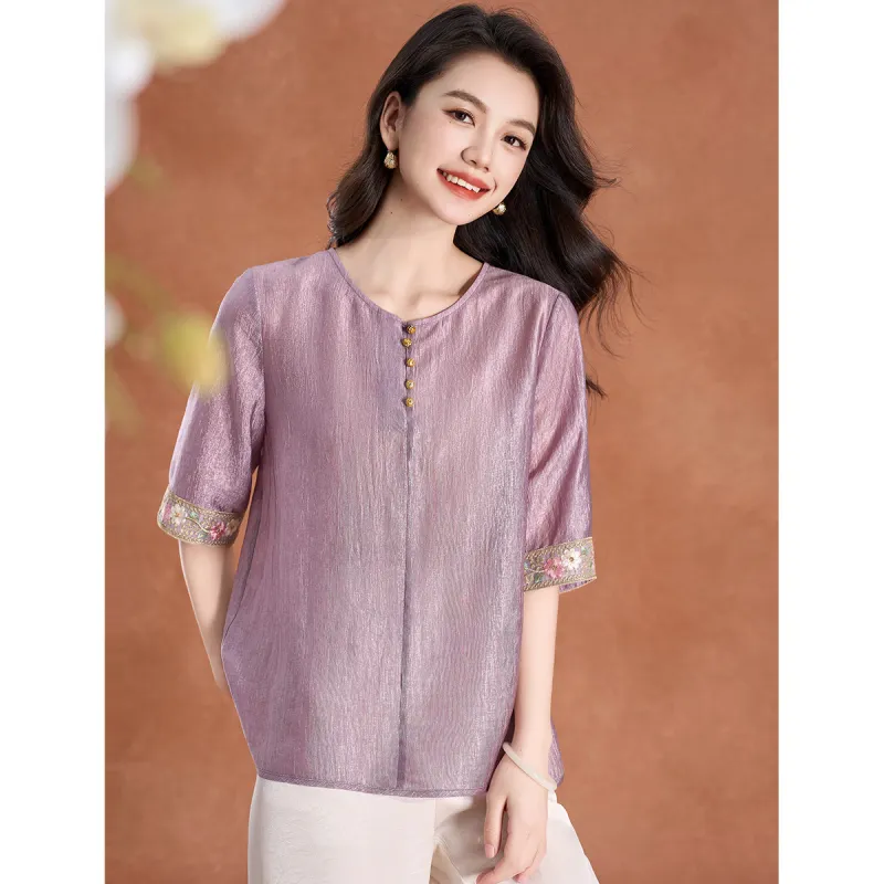 Mylan Shirts Women's Purple-4