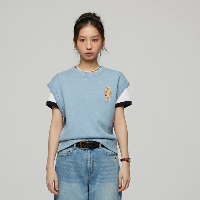 Teenie Weenie Sweater Women's Blue-3
