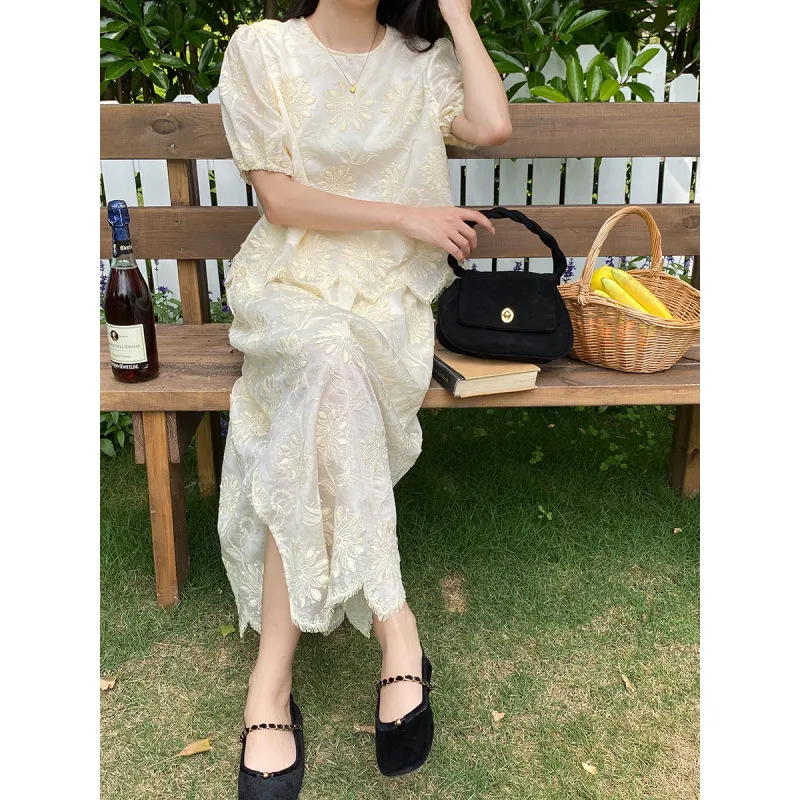 ONE SHALLOW Casual Long Skirt Women's-1