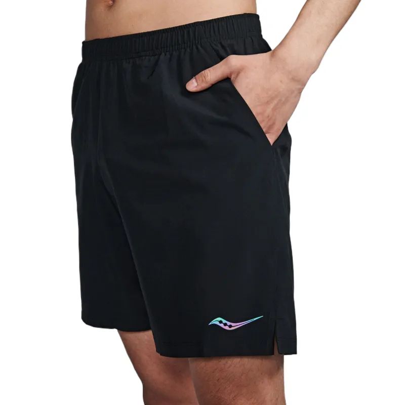 Saucony Outpace Casual Shorts Men's Black-2